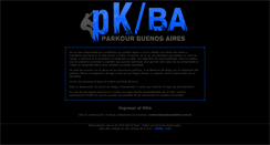Desktop Screenshot of parkourbaires.com.ar