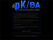 Tablet Screenshot of parkourbaires.com.ar